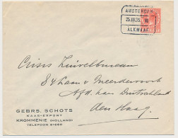 Treinblokstempel : Amsterdam - Alkmaar VII 1935 ( Krommenie ) - Non Classés