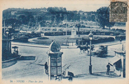 ZY 52-(37) TOURS - PLACE DES ARTS - MARCHAND AMBULANT - COLONNE MORRIS - 2 SCANS - Tours