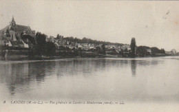 ZY 52-(37) CANDES - VUE GENERALE DE CANDES A MONTSOREAU ( NORD ) - 2 SCANS - Other & Unclassified