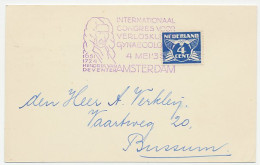 Card / Postmark Netherlands 1938 International Congress For Obstetrics And Gynecology Amsterdam - Andere & Zonder Classificatie