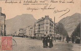 ZY 53-(38) GRENOBLE - AVENUE DE VIZILLE ET LE NERON - ANIMATION - 2 SCANS - Grenoble