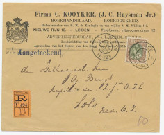 Em. Bontkraag Aangetekend Leiden - Ned. Indie 1906 - Non Classés