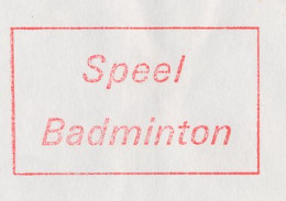 Meter Cover Netherlands 1985 Play Badminton - Sonstige & Ohne Zuordnung