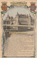 ZY 56-(60) COLLECTION HISTORIQUE DES CHATEAUX DE FRANCE - CHATEAU DE CHANTILLY - CARTE COLORISEE - 2 SCANS - Castelli