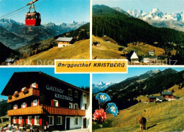 73652045 Silbertal Berggasthof Kristberg Im Montafon Bergbahn Almvieh Alpenpanor - Sonstige & Ohne Zuordnung