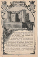 ZY 56-(49) COLLECTION HISTORIQUE DES CHATEAUX DE FRANCE - CHATEAU DE SAUMUR - 2 SCANS - Châteaux