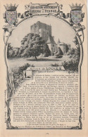 ZY 56-(37) COLLECTION HISTORIQUE DES CHATEAUX DE FRANCE - DONJON DE LOCHES - 2 SCANS - Châteaux