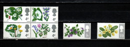 FLOWERS GREAT BRITAIN 465/470 MNH - Altri & Non Classificati