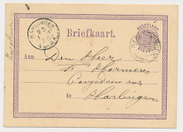 Geschreven Haltenaam Zuidbroek - Harlingen 1876 - Covers & Documents