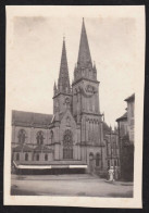 Jolie Photographie Ancienne Basilique De Douvres La Délivrande, Normandie, Calvados, Années 30, 6,3x9cm - Plaatsen