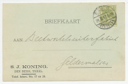 Firma Briefkaart Den Burg Texel 1917  - Unclassified