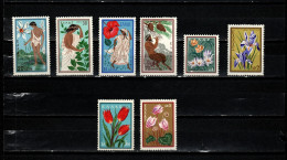 FLOWERS GRECE GREECE 660/667 MNH - Otros & Sin Clasificación