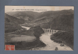 CPA - 42 - Saint-Victor-sur-Loire - Gorges De La Loire - Circulée En 1910 - Saint Etienne