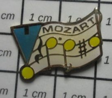 3517 Pin's Pins / Beau Et Rare / MUSIQUE / PORTEE MUSICALE NOTES MOZART - Música