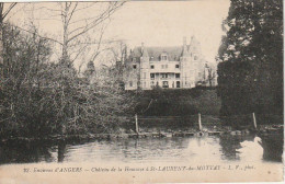 ZY 65-(49) CHATEAU DE LA HOUSSAYE A ST LAURENT DU MOTTAY - 2 SCANS - Other & Unclassified