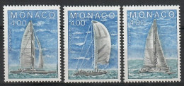 Monaco 1985 Mi 1709-1711 MNH  (ZE1 MNC1709-1711) - Voile