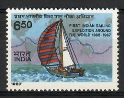 India 1987 Mi 1079 MNH  (ZS8 IND1079) - Vela