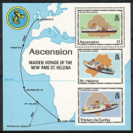 Ascension Island 1990 Mi Block 22 MNH  (ZS6 ASIbl22) - Other & Unclassified