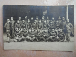 Carte Photo Groupe De Militaires - Sonstige & Ohne Zuordnung