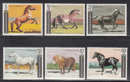 1991 Bulgaria Horses Complete Set Of 6 MNH - Nuovi