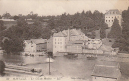 ZY 72-(53) MAYENNE - LES GRANDS MOULINS - TAMPON VILLE DE MAYENNE , FOYER DU SOLDAT- 2 SCANS - Mayenne