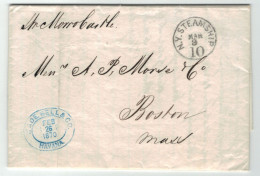 Wade Bell & Co Habana Havanna 1870 > Morse & Co Boston - Prephilately