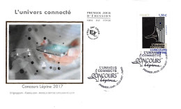 FRANCE. FDC. N°206748 .27/04/2017.cachet Paris. L'univers Connecté. Concours Lépine - 2010-2019