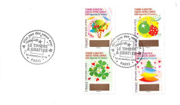 FRANCE. FDC. N°206807. 14/11/2016. Cachet Paris. Le Timbre à Gratter - 2010-2019