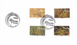 FRANCE. FDC. N°206658.  30/06/2017.cachet Paris. Une Moisson De Céréales - 2010-2019