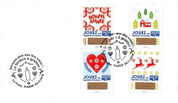 FRANCE. FDC. N°206444. 08/11/2018 .cachet Paris . Le Timbre à Gratter. - 2010-2019