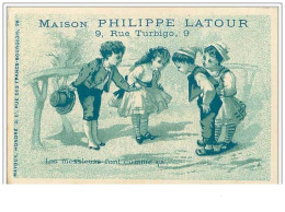 CHROMOS.n°111.PHILIPPE LATOUR.CHAUSSURES.LES MESSIEURS FONT COMME CA.DANSE D'ENFANTS - Sonstige & Ohne Zuordnung