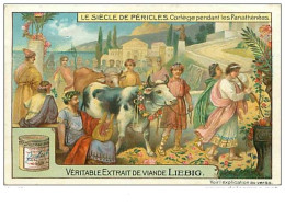 CHROMOS.LIEBIG.n°31.LE SIECLE DE PERICLES.CORTEGE PENDANT LES PANATHENEES - Liebig