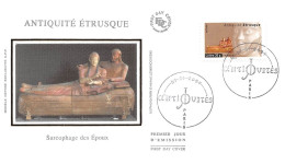 FRANCE.FDC.AM11145.27/01/2007.Cachet Paris.Antiquité Etrusque.Sarcophage Des Epoux - 2000-2009