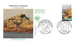 FRANCE.FDC.AM11117.29/03/2008.Cachet Perros Guirec.Portraits De Régions.La Côte De Granit Rose - 2000-2009