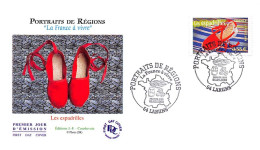 FRANCE.FDC.AM11125.06/09/2008.Cachet Laruns.Portraits De Régions.Les Espadrilles - 2000-2009