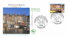 FRANCE.FDC.AM11119.29/03/2008.Cachet Honfleur.Portraits De Régions.Honfleur - 2000-2009