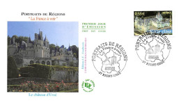 FRANCE.FDC.AM11115.29/03/2008.Cachet Rigny-Ussé.Portraits De Régions.Le Château D'Ussé - 2000-2009