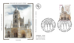 FRANCE.FDC.AM11721.12/07/2003.Cachet Saint Père.Eglise De Saint-Père.Yonne - 2000-2009