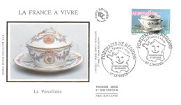 FRANCE.FDC.AM11707.24/05/2003.Cachet Limoges.Portraits De Régions.La Porcelaine - 2000-2009