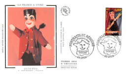 FRANCE.FDC.AM11701.24/05/2003.Cachet Lyon.Portraits De Régions.Guignol.Mourguet - 2000-2009