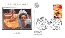 FRANCE.FDC.AM11702.24/05/2003.Cachet Concarneau.Portraits De Régions.La Crêpe - 2000-2009