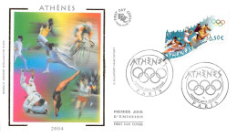 FRANCE.FDC.AM11566.28/06/2004.Cachet Paris.Jeux Olympiques.Athènes 2004 - 2000-2009