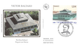 FRANCE.FDC.AM11487.17/09/2005.Cachet Nogent-sur-Marne.Victor Baltard.Pavillon Baltard Nogent-sur-Marne - 2000-2009