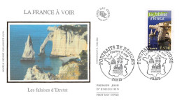 FRANCE.FDC.AM11484.17/09/2005.Cachet Paris.Portraits De Régions.Les Falaises D'Etretat - 2000-2009