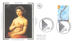 FRANCE.FDC.AM11493.01/10/2005.Cachet Paris.Dépistage Du Cancer Du Sein - 2000-2009