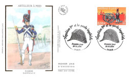 FRANCE.FDC.AM11560.26/06/2004.Cachet Paris.Garde Impériale.Artilleur à Pied - 2000-2009