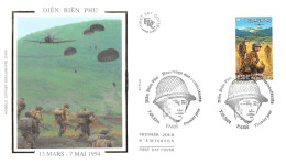 FRANCE.FDC.AM11546.07/05/2004.Cachet Paris.Hommage Aux Combattants.Dien Bien Phu.13 Mars-7 Mai 1954 - 2000-2009