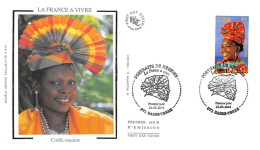 FRANCE.FDC.AM11532.26/03/2004.Cachet Basse-Terre.Portraits De Régions.Coiffe Madras - 2000-2009