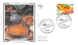 FRANCE.FDC.AM11529.26/03/2004.Cachet Petite-Rosselle.Portraits De Régions.La Quiche Lorraine - 2000-2009