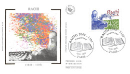 FRANCE.FDC.AM11416.16/01/2005.Cachet Paris.Rachi (1040-1105) - 2000-2009